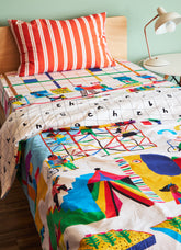 Kit Cama Completo Solteiro - Ir à Escola